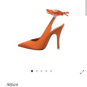 Attico Satin Slingback Pumps